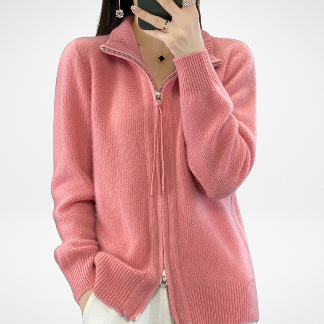 LALUNA® | Zippered Cashmere Vest