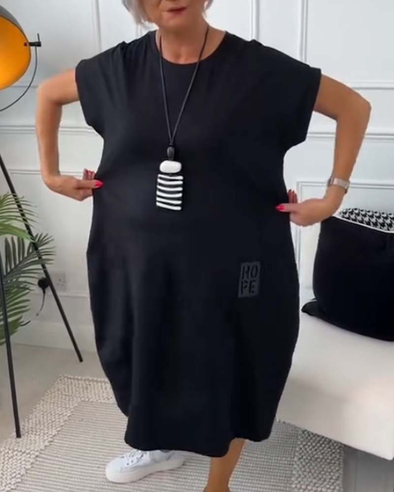 Easygoing Short-Sleeve Kaftan