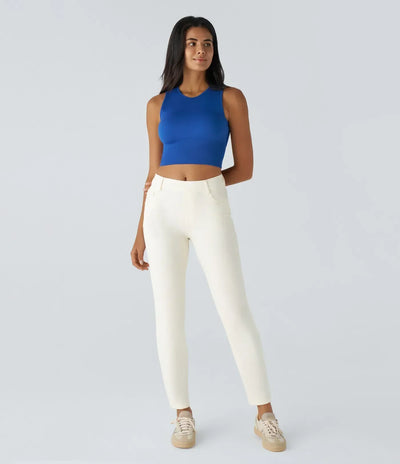 Lotte | Stretchy and Cozy High-Waisted Trousers