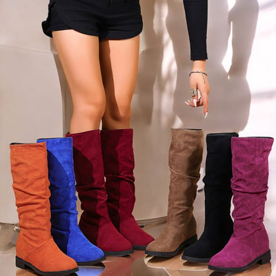 Laluna® | Cozy Mid-Calf Booties