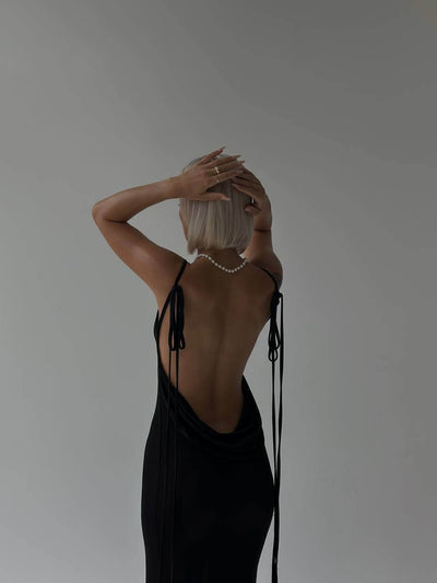 Laluna® | Stylish Backless Maxi Dress