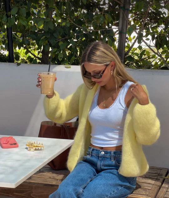 LALUNA® Mohair Cardigan