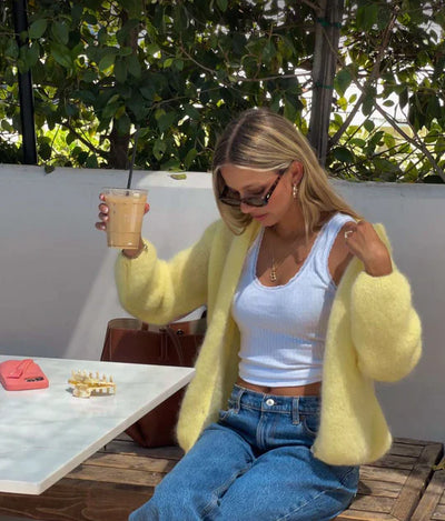 LALUNA® Mohair Cardigan