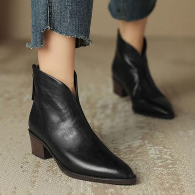 Laluna® | Elegant Small-Heeled Luxe Boots