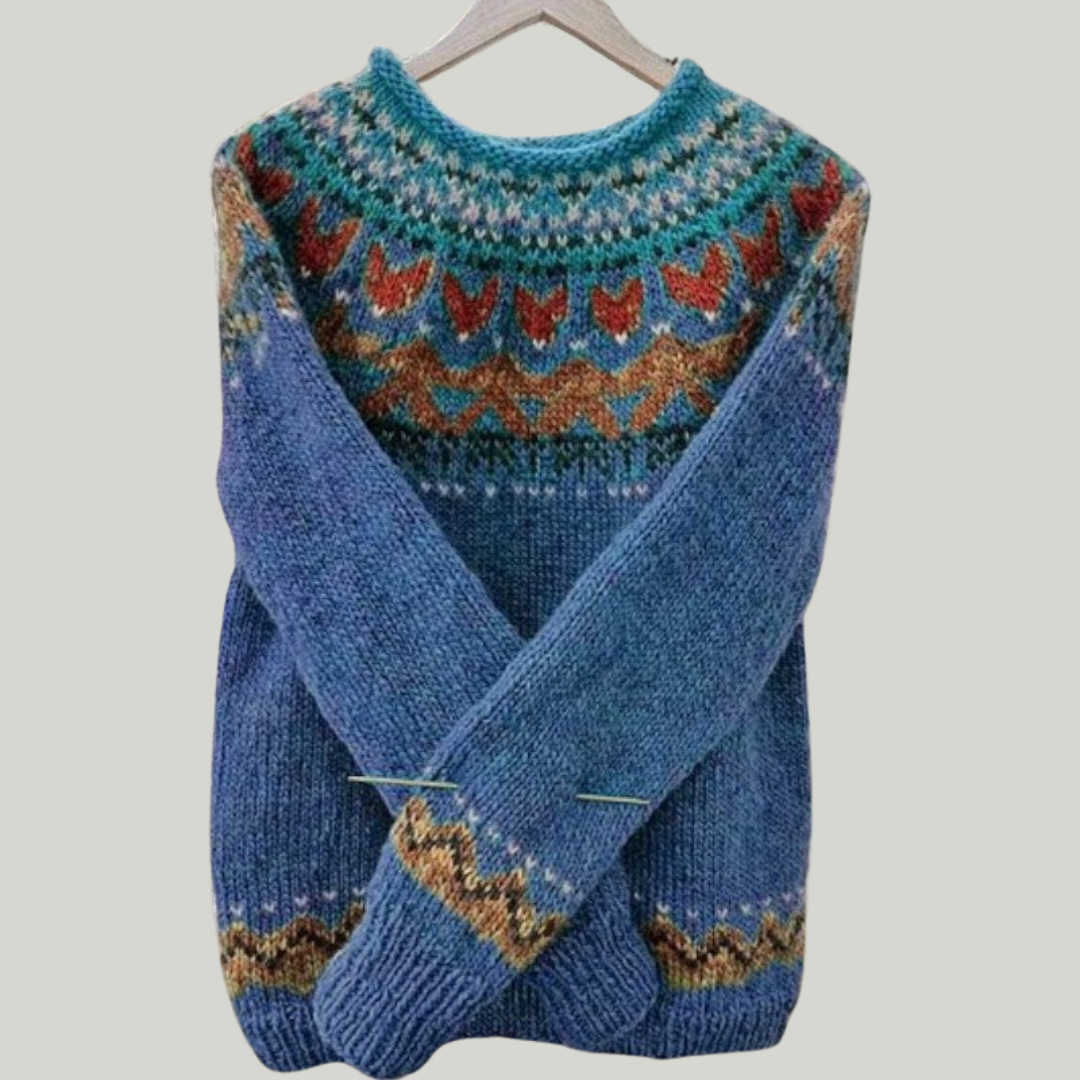 Catherine | Retro Knit Sweater