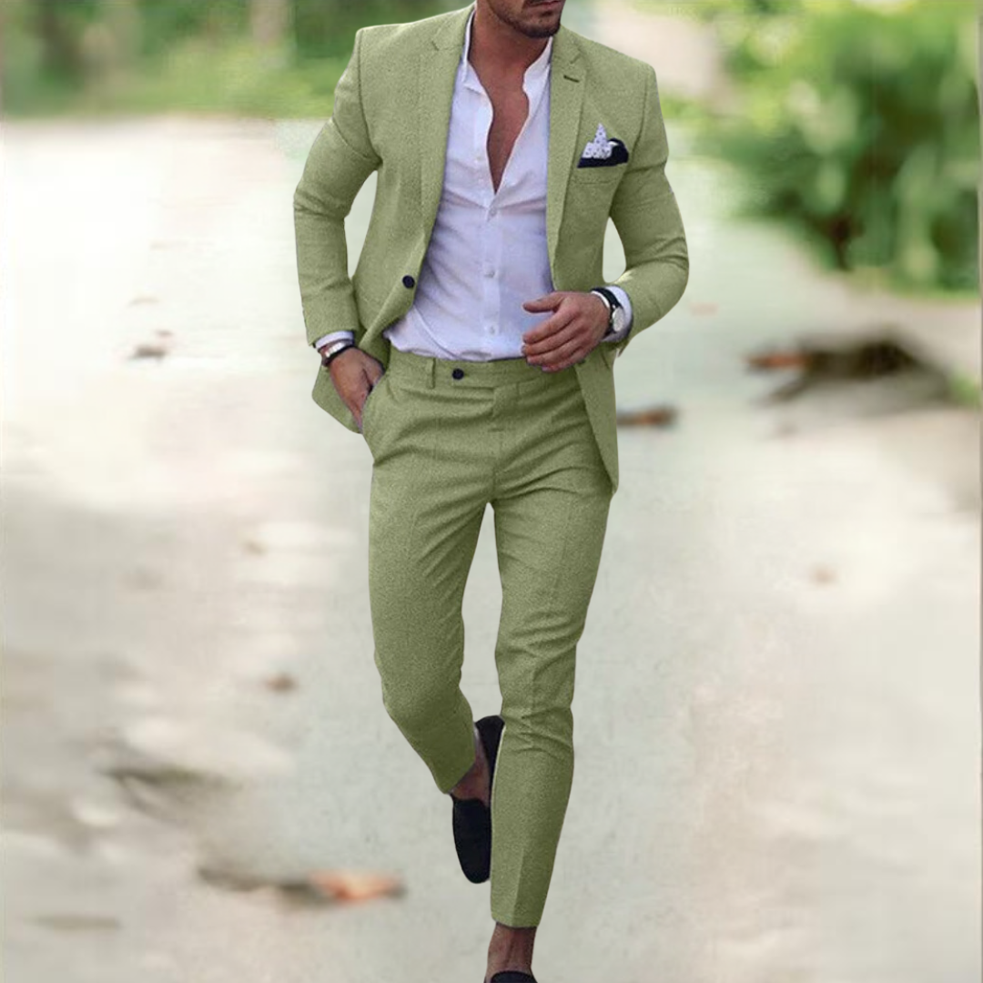 Laluna® | Sophisticated Men's Suit Set (Jacket & Trousers)