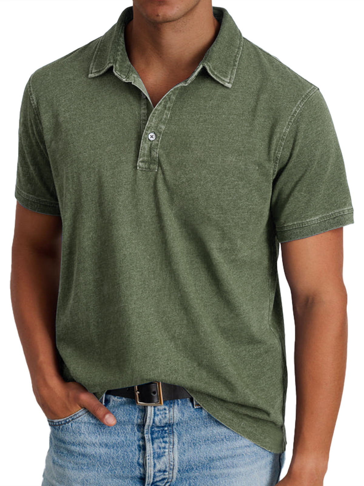 Laluna® Collared Polo Shirt