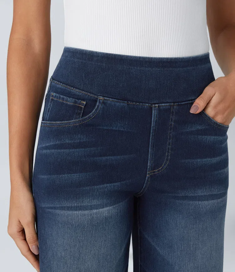 Laluna® | Comfortable high-waisted jeans