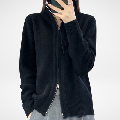 LALUNA® | Zippered Cashmere Vest