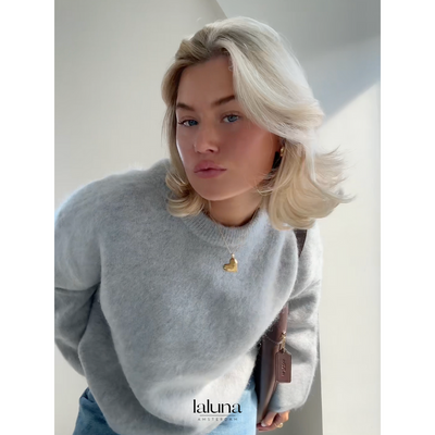 LALUNA® | Mohair Crew Neck Sweater