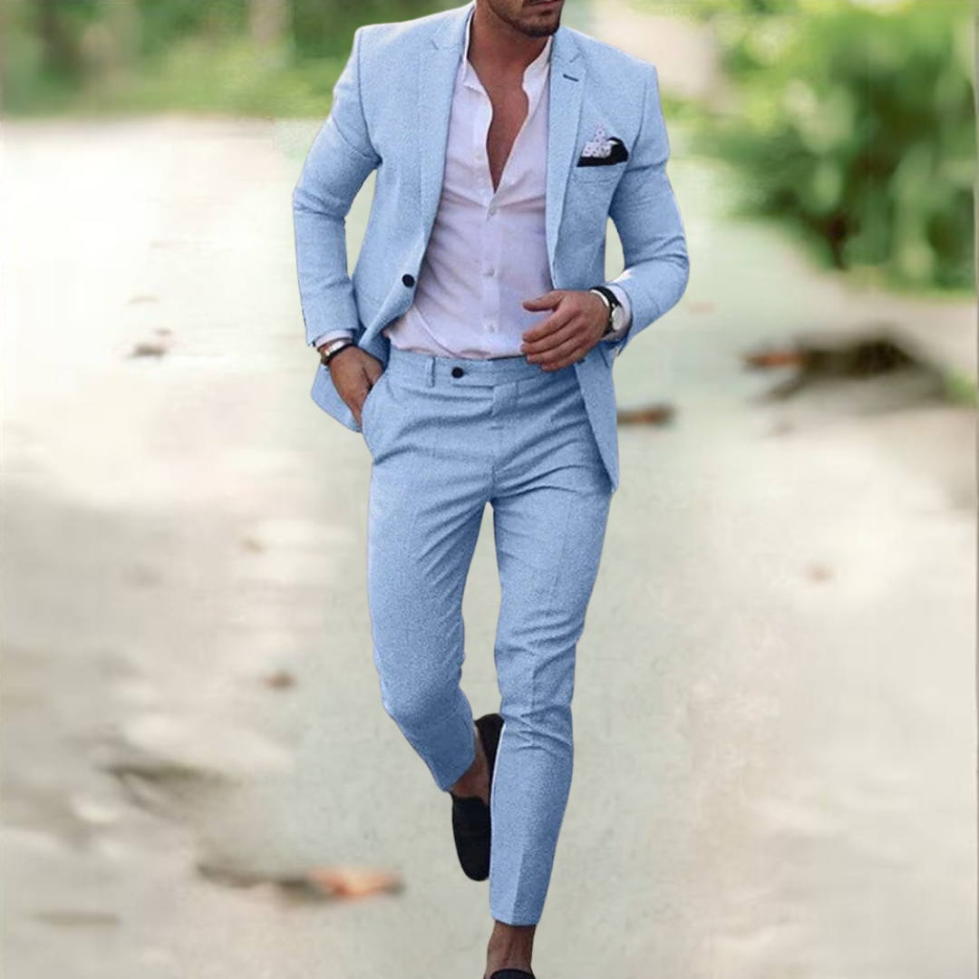 Laluna® | Sophisticated Men's Suit Set (Jacket & Trousers)