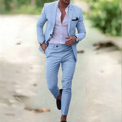 Laluna® | Sophisticated Men's Suit Set (Jacket & Trousers)