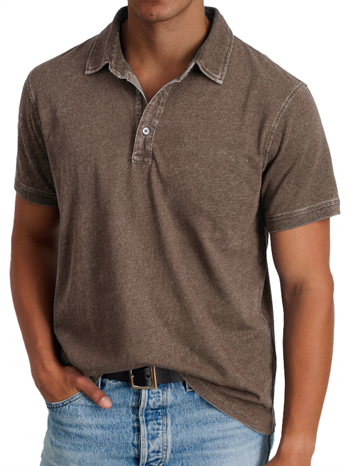 Laluna® Collared Polo Shirt