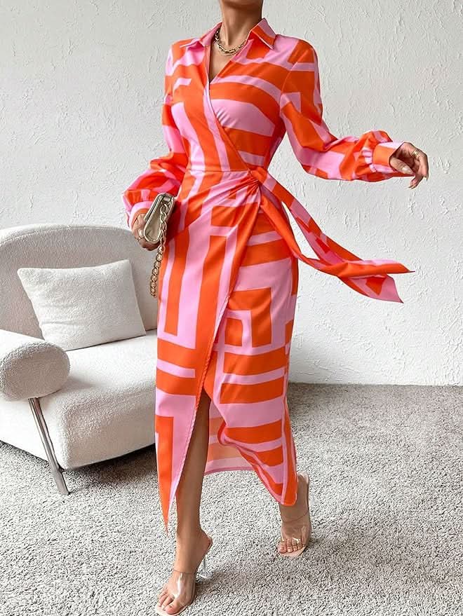 Laluna® | Printed Wrap Dress
