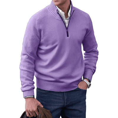 Laluna® | Luxe Cashmere Zip-Up Sweater