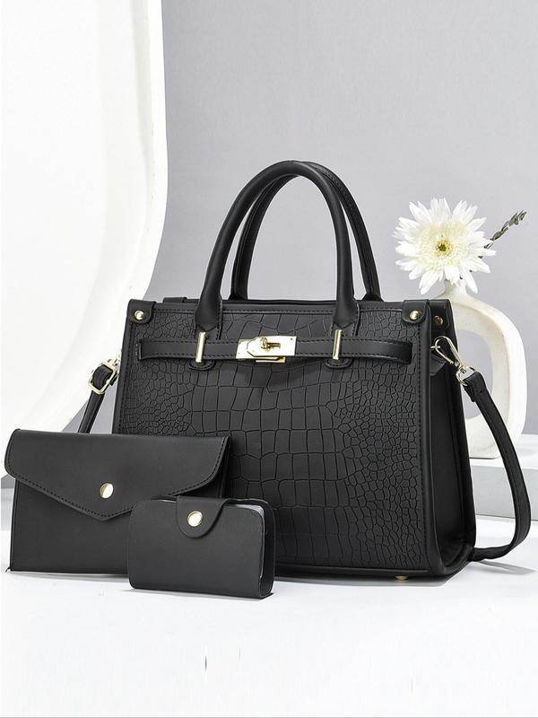 Laluna® | Allure Crocodile-Patterned Bag