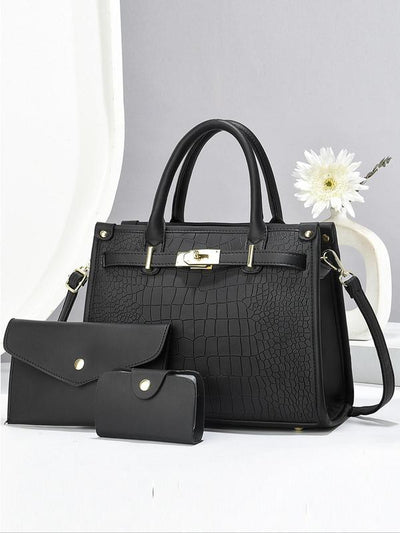 Laluna® | Allure Crocodile-Patterned Bag