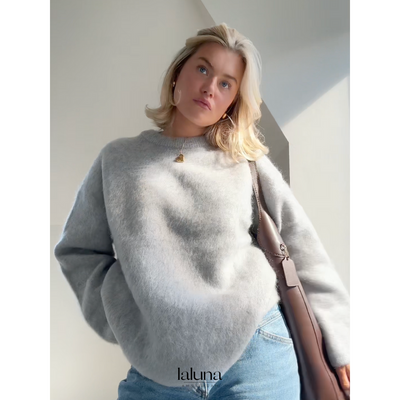 LALUNA® | Mohair Crew Neck Sweater