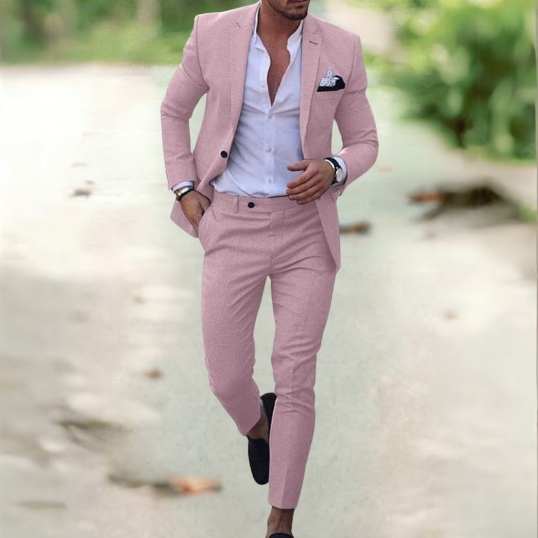 Laluna® | Sophisticated Men's Suit Set (Jacket & Trousers)