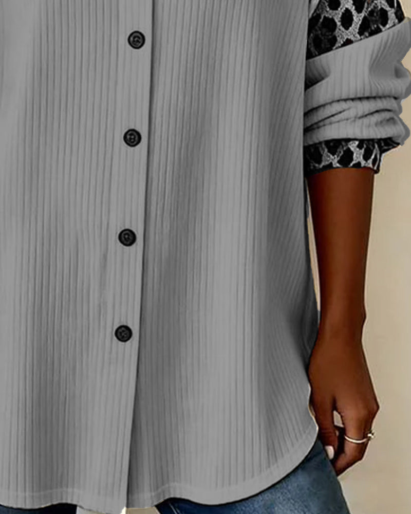 Laluna® | Shirt with Leopard Print