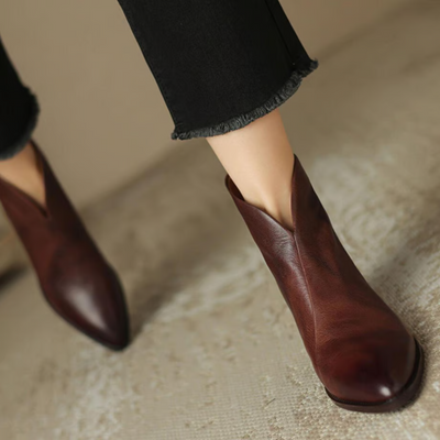 Laluna® | Elegant Small-Heeled Luxe Boots
