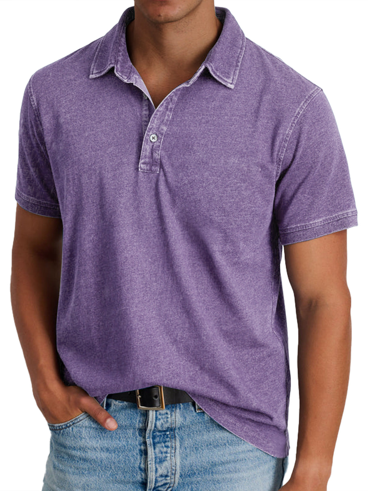 Laluna® Collared Polo Shirt