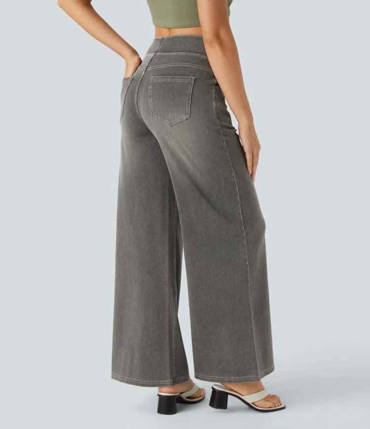 Laluna® | Comfortable high-waisted jeans