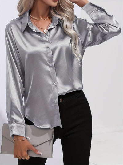 LALUNA® | Luxurious Satin Blouse