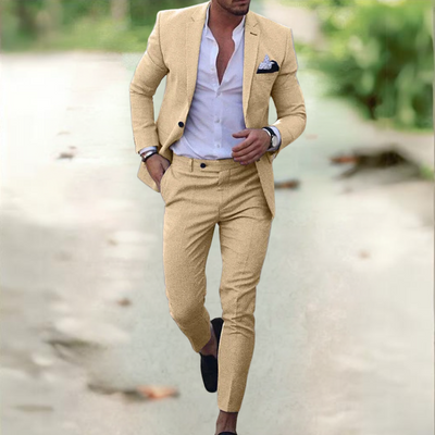 Laluna® | Sophisticated Men's Suit Set (Jacket & Trousers)