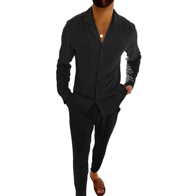 Laluna® | Men's Summer Linen Ensemble