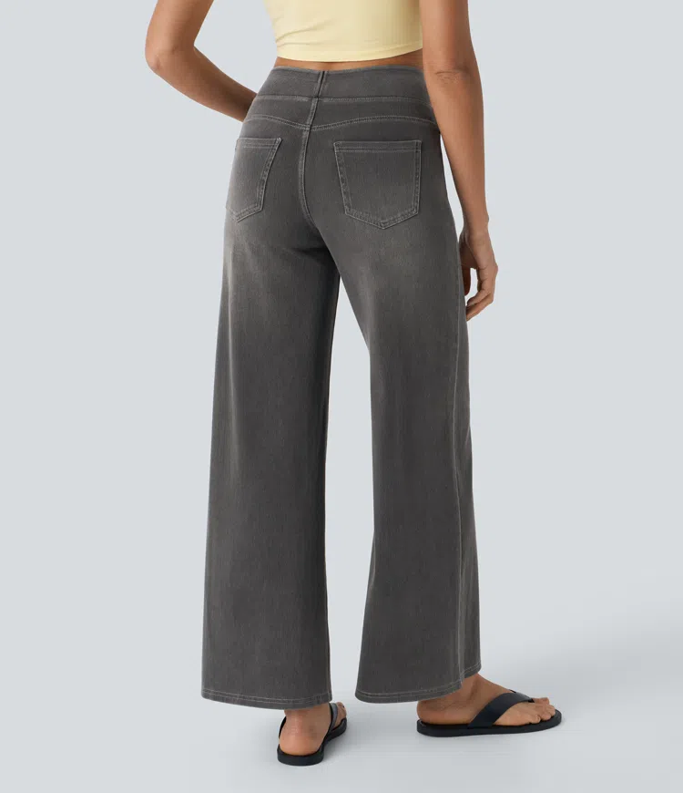 Laluna® | Comfortable high-waisted jeans