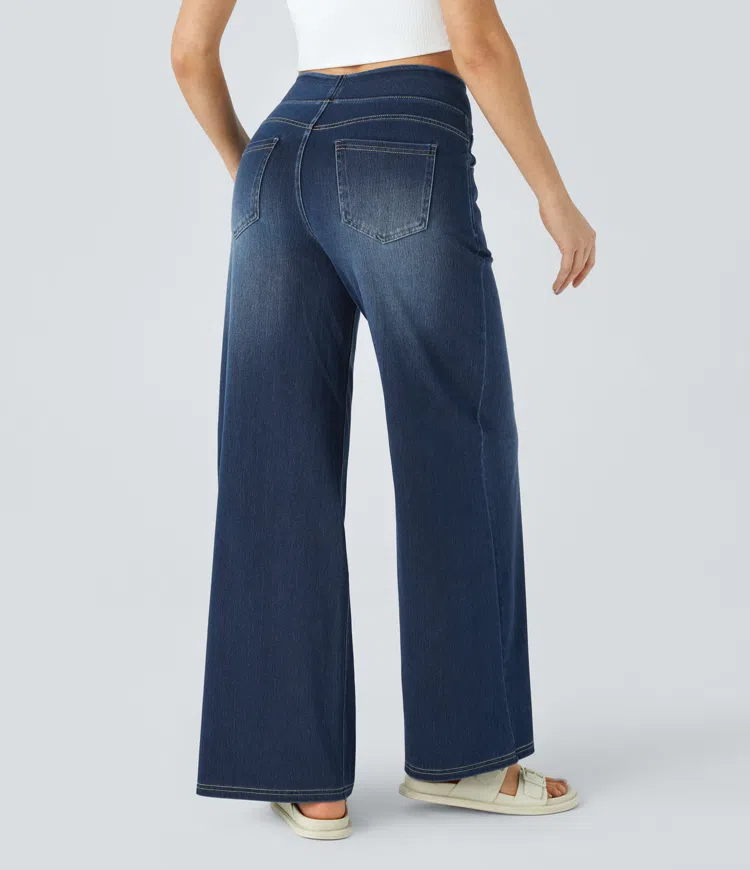 Laluna® | Comfortable high-waisted jeans