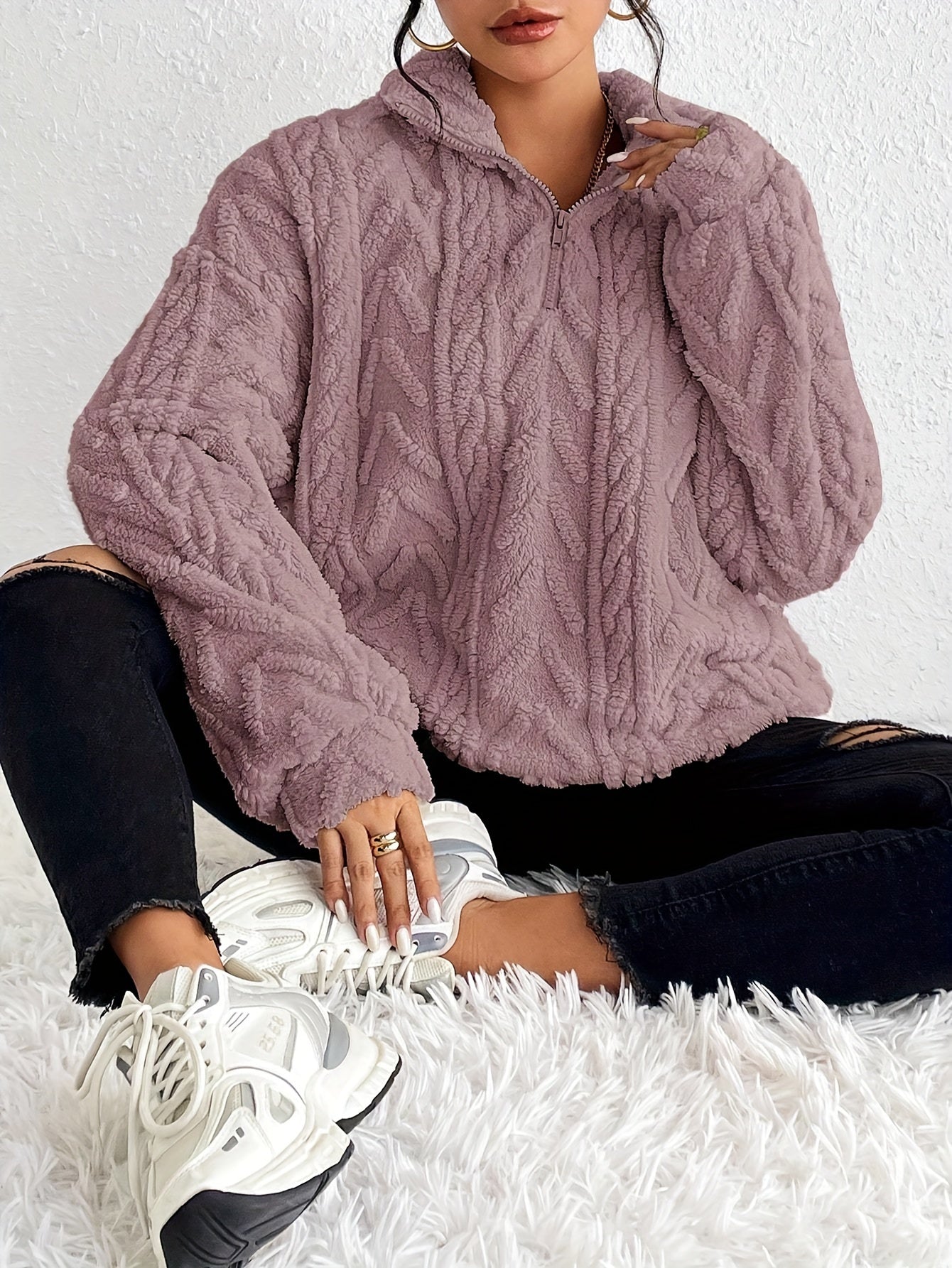Laluna® | Stylish Fleece Sweater