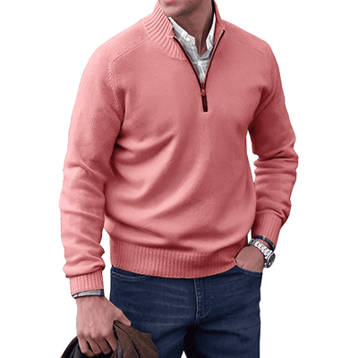 Laluna® | Luxe Cashmere Zip-Up Sweater
