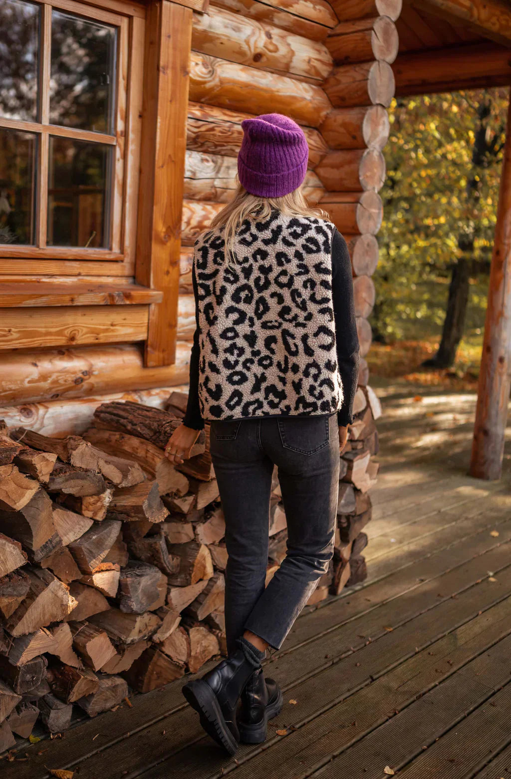 Laluna® | Leopard Print Body Warmer