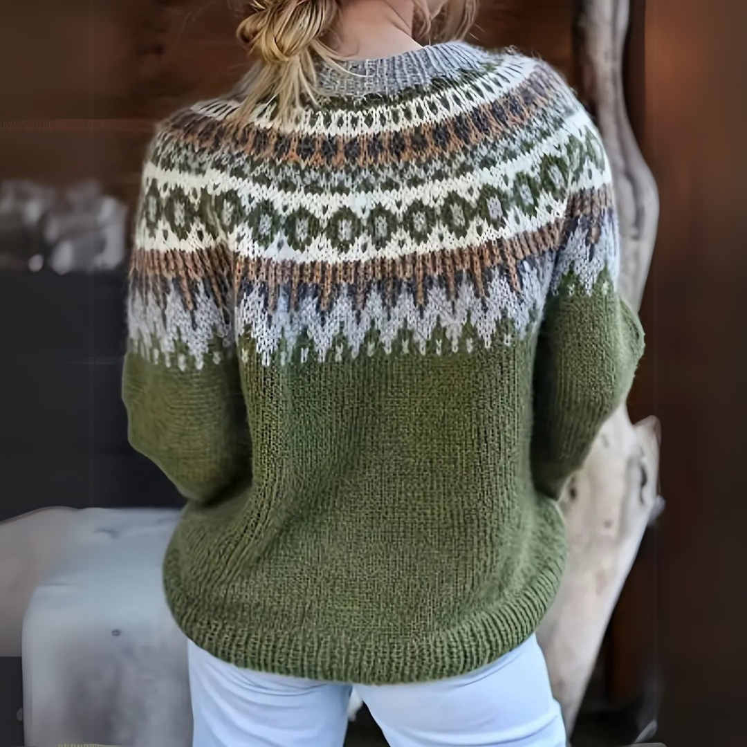 Sylvana | Retro Knit Sweater