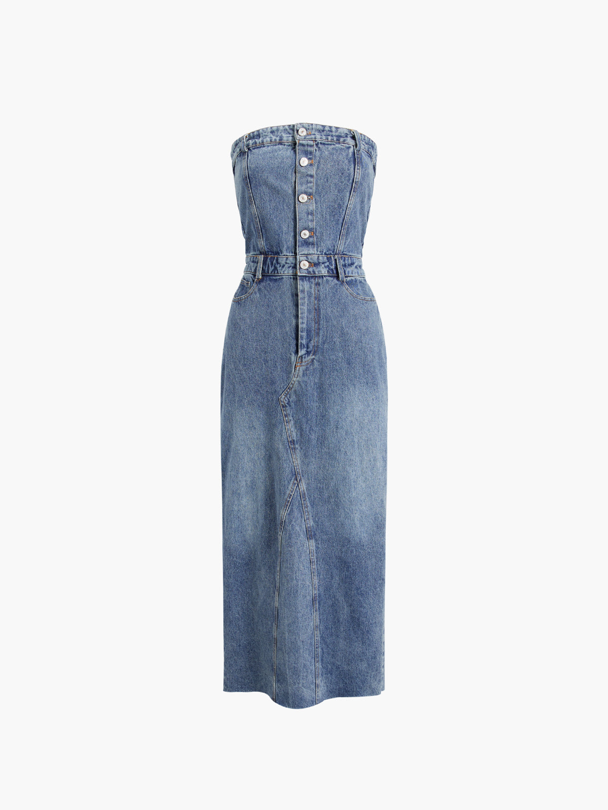 Laluna® | Midi Denim Dress
