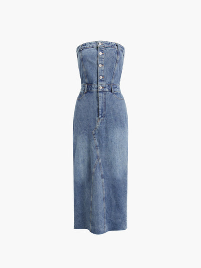 Laluna® | Midi Denim Dress