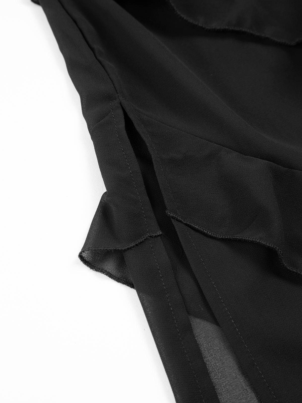 LALUNA® | ZIP-FRONT LONG DRESS