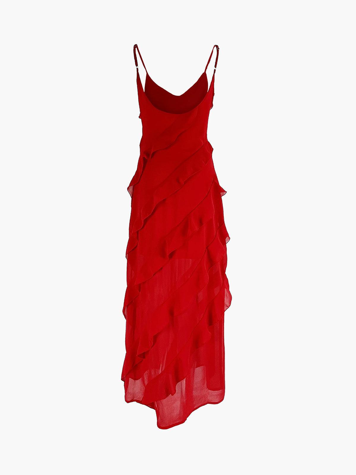 LALUNA® | ZIP-FRONT LONG DRESS