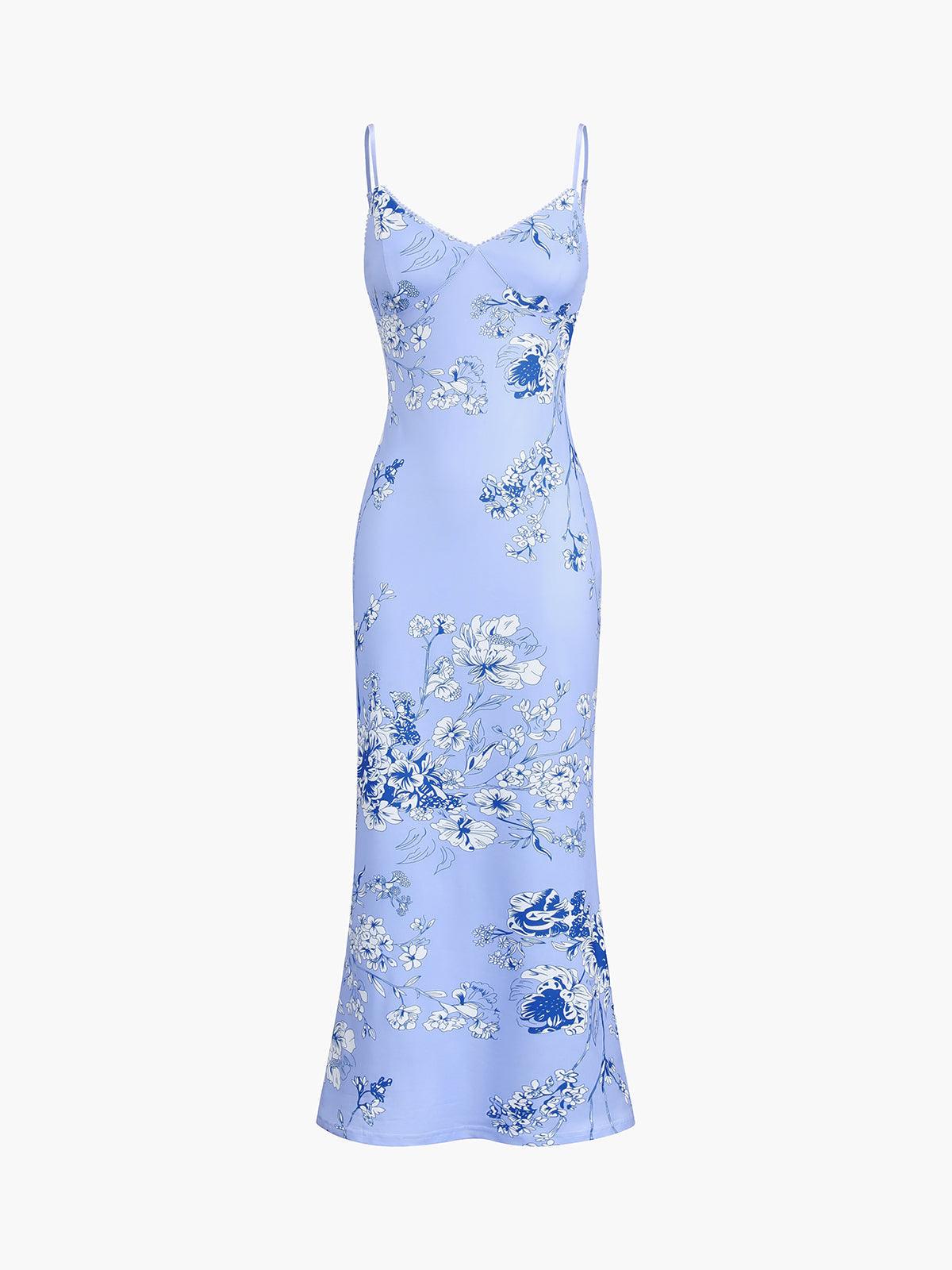 LALUNA® | Floral Print Maxi Dress