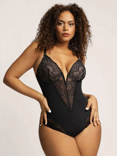 Laluna® Deep V-Neck Bodysuit