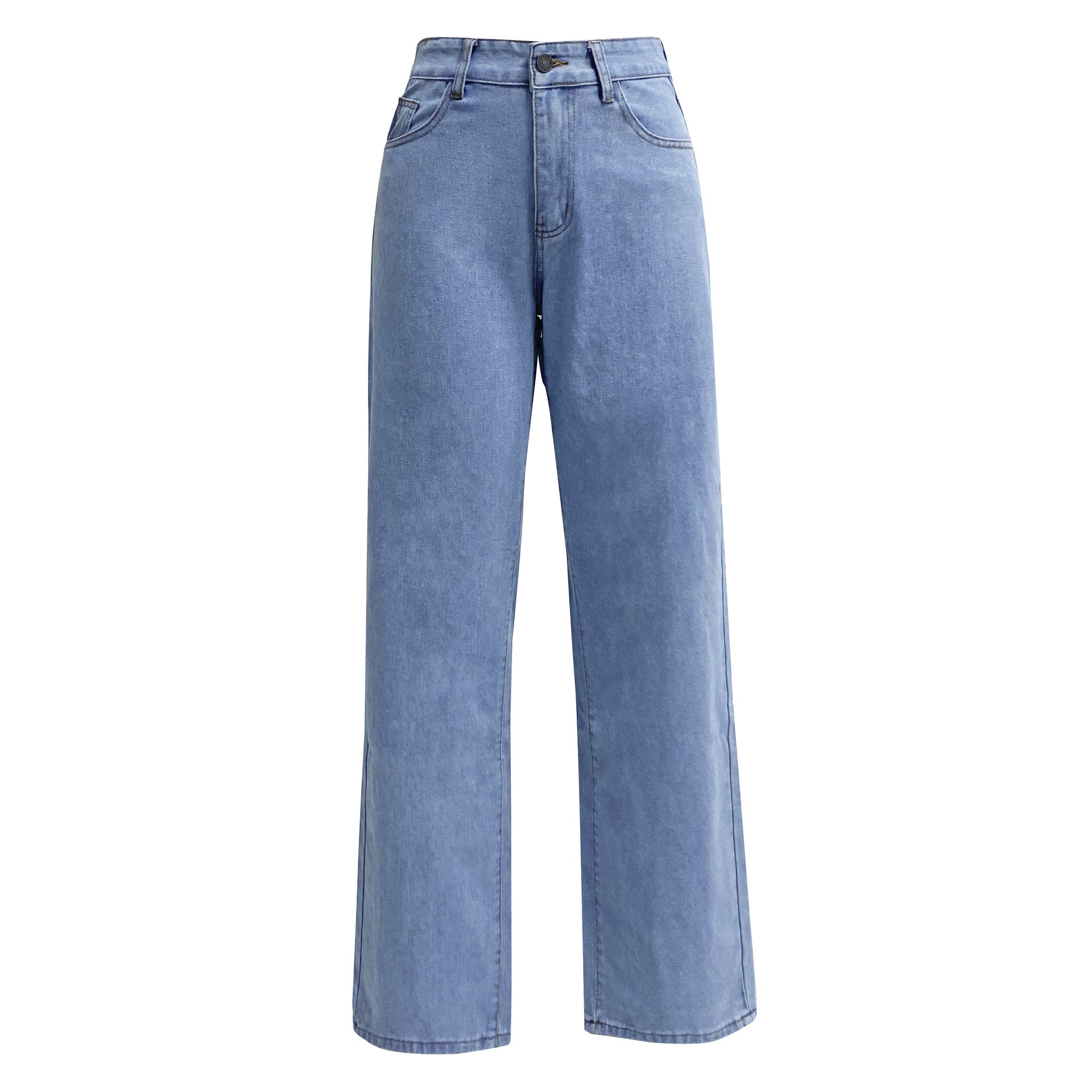 Laluna® | Classic Blue Straight Leg Jeans