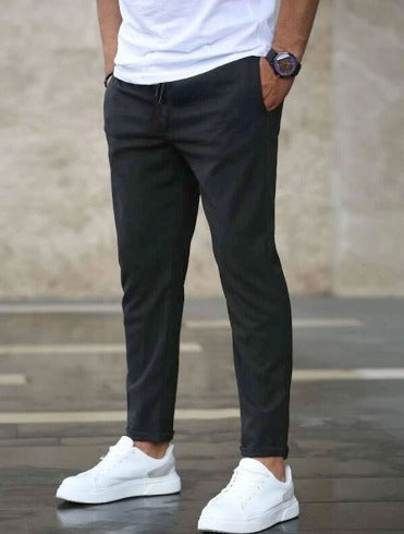 Modern stretch pants for men