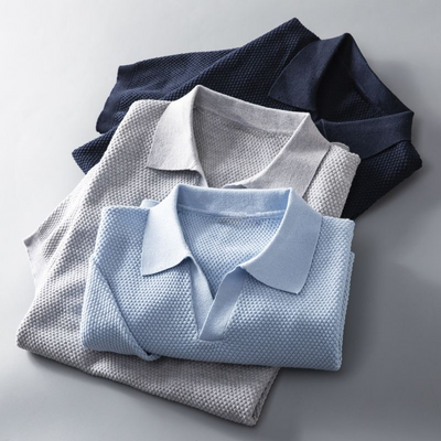Laluna® | Textured Cotton Polo
