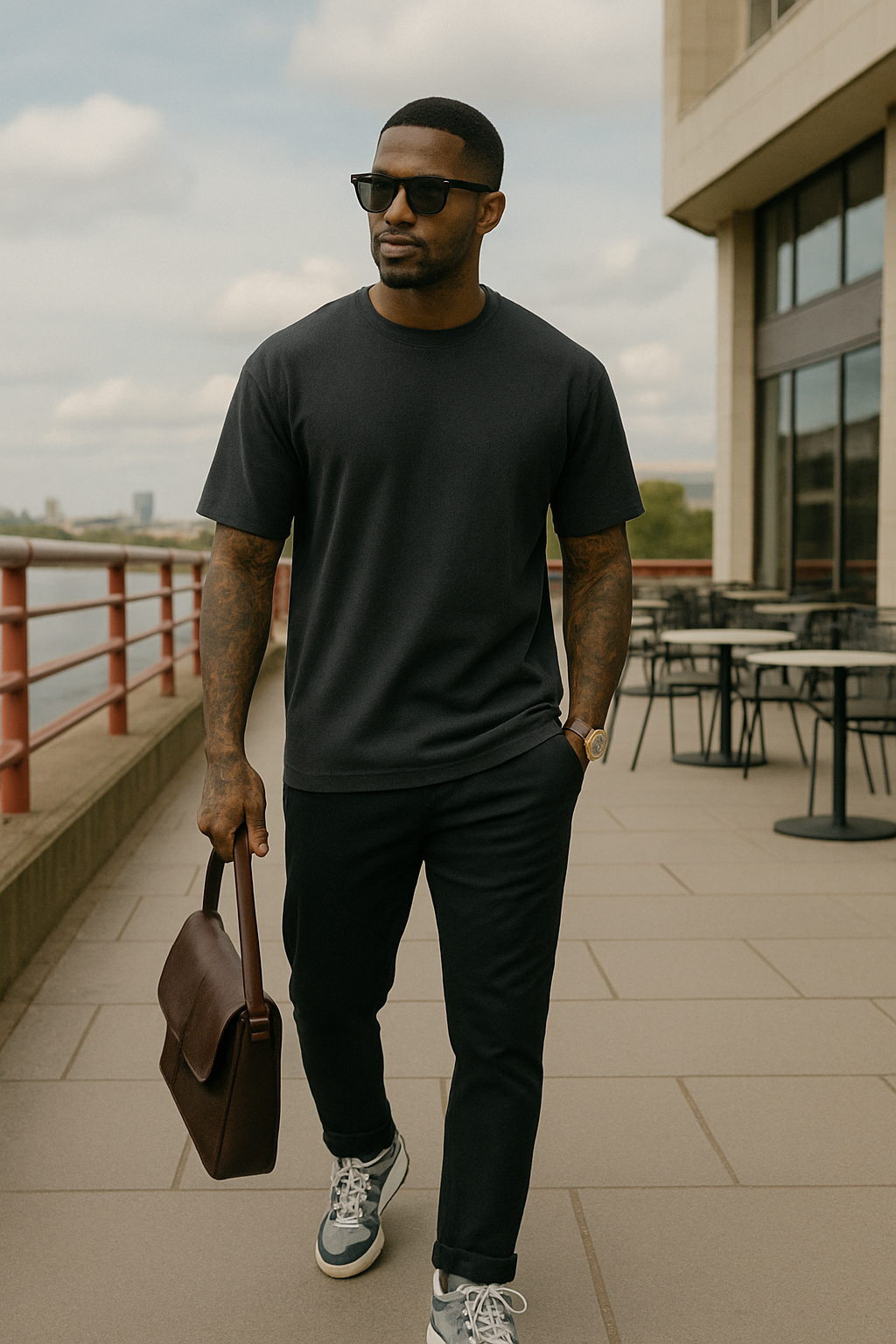 Laluna® | Essential Cotton Oversized Tee Set – Set of 3