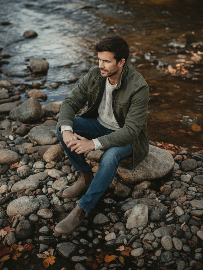 Valmont Vintage Olive Field Jacket