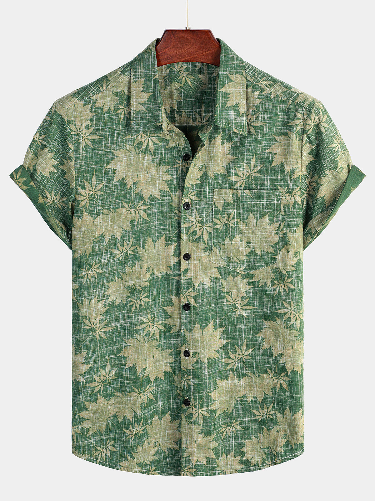 Short-Sleeve Cotton Hawaiian Shirt
