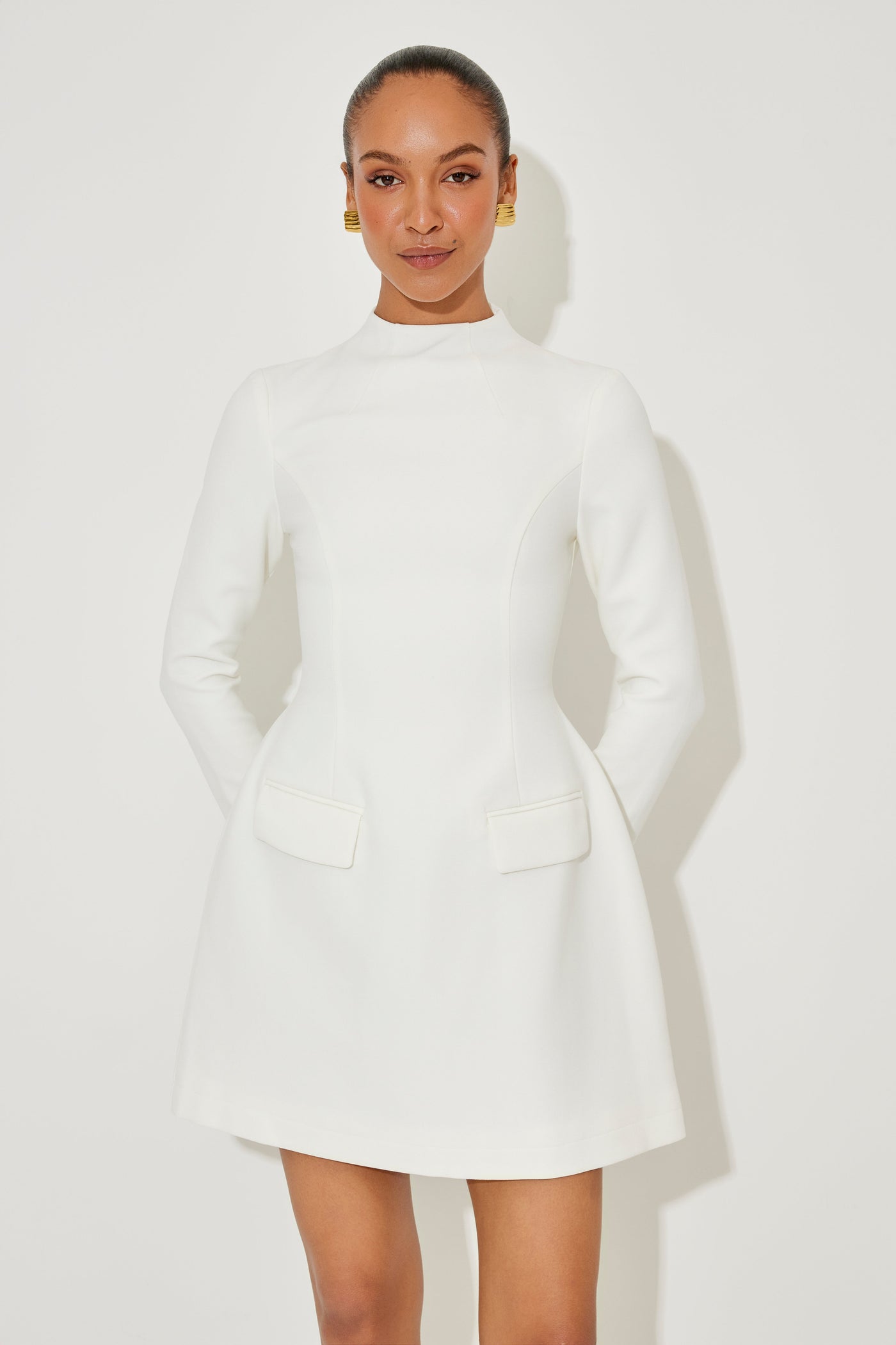 Laluna® | Split Sleeve Short Dress
