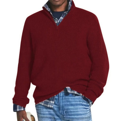 LALUNA® | Men's Knitted Sweater with Zipper